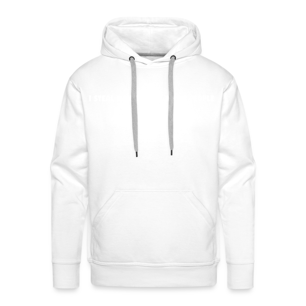 "Steal $" Premium Hoodie - white