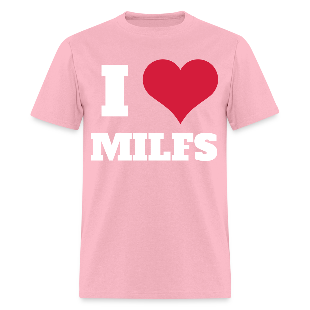 "I Heart Milfs" T-Shirt - pink